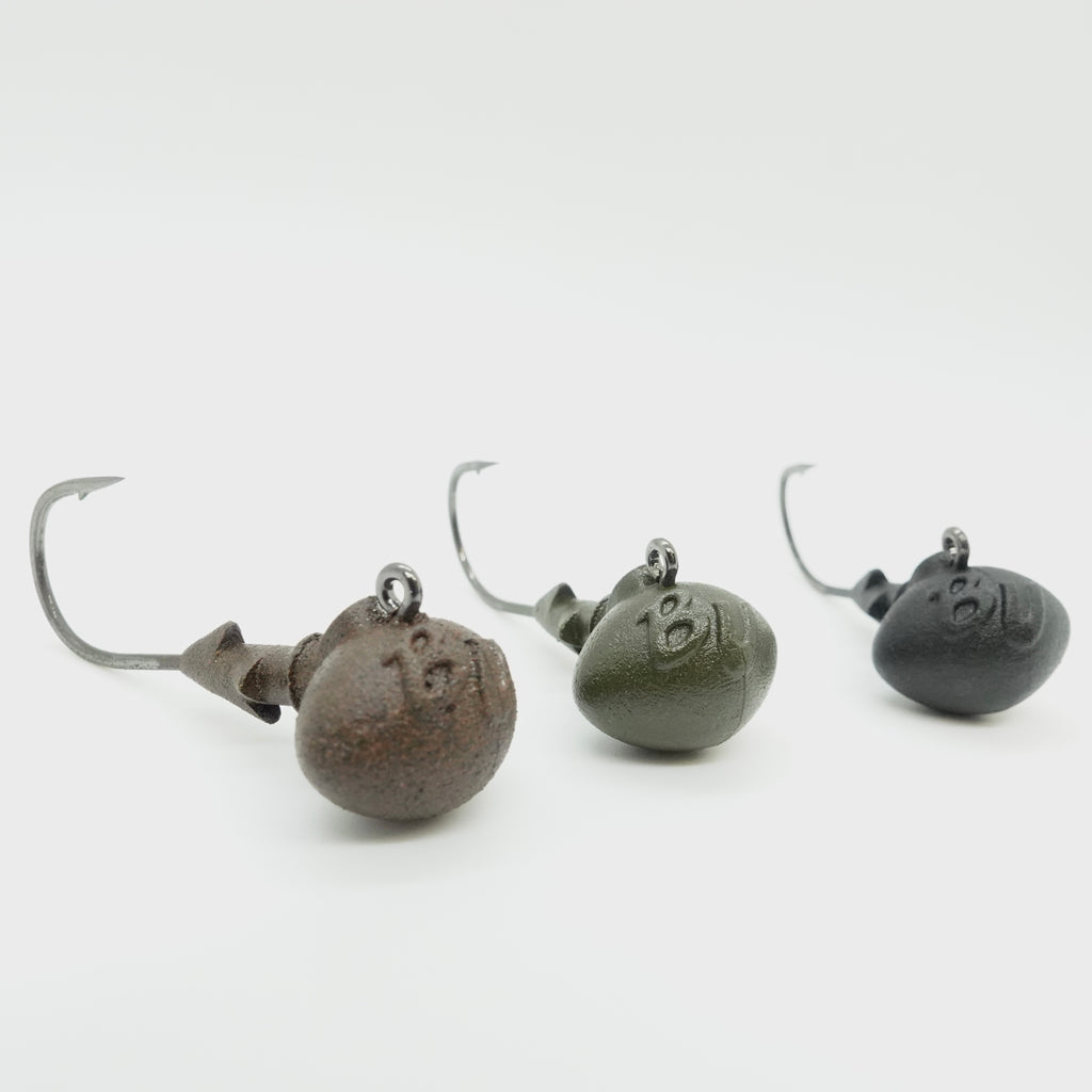 Matte Brown Green Pumpkin