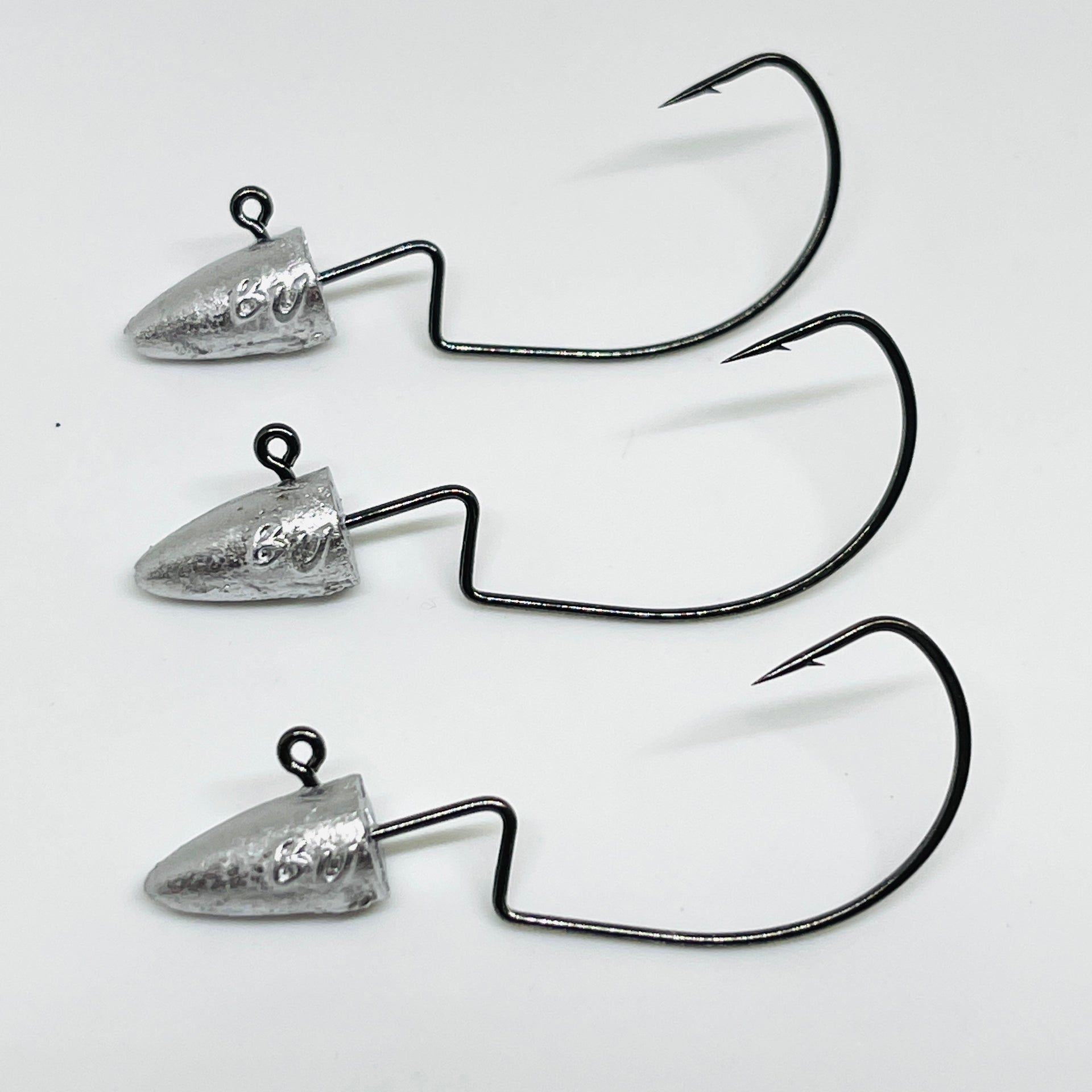 dart head fishing lure Aerojig Shad Jig - 3 Pack Aerojig powder paints every jig head for a nearly bulletproof scent Big Daddy Ultrapoint Dart Jig