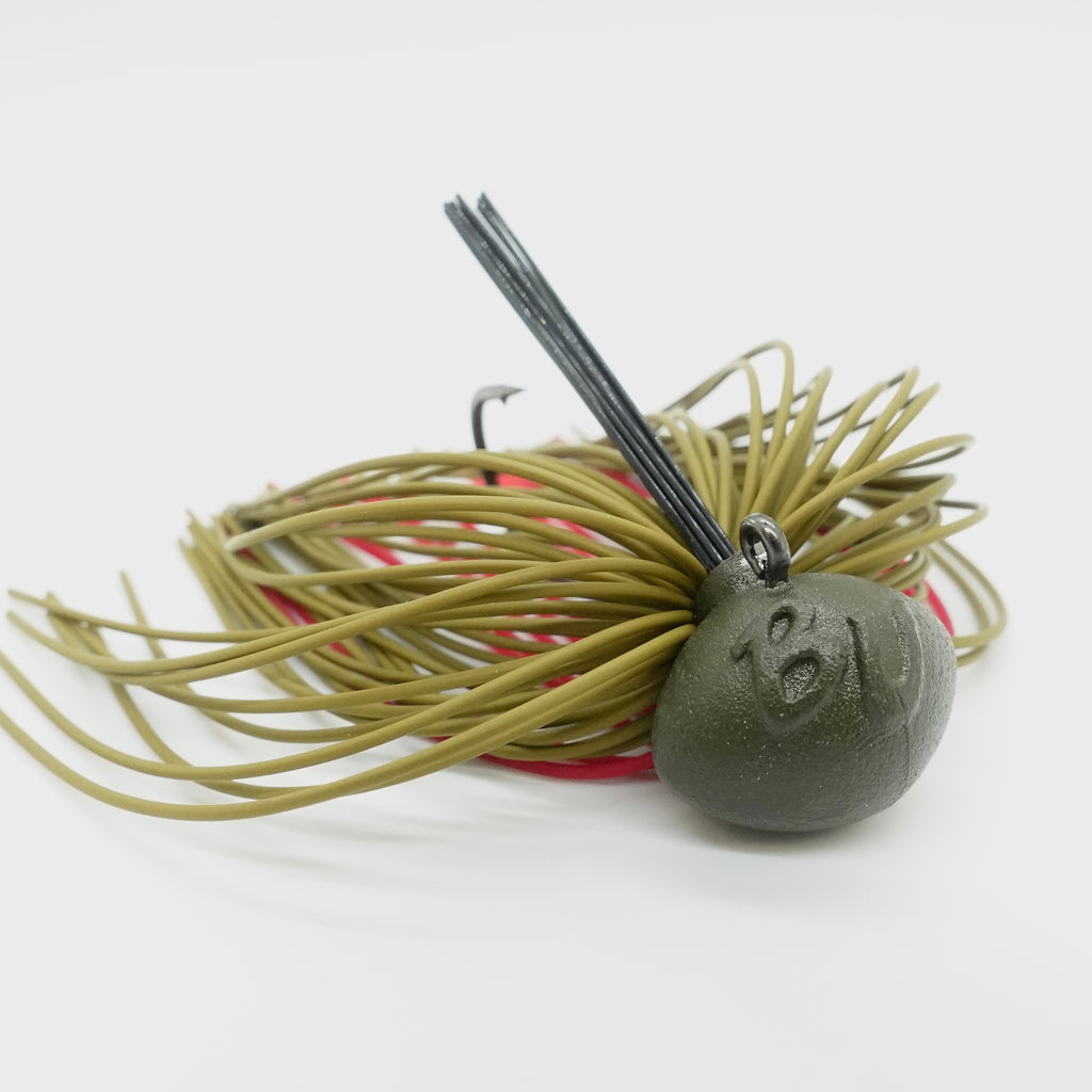 Matte Green Pumpkin Red